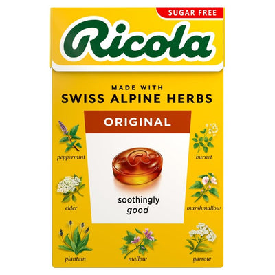 M&S Ricola Original Swiss Herb Sugar Free Herbal Sweets 45g- Buy online at McGrocer