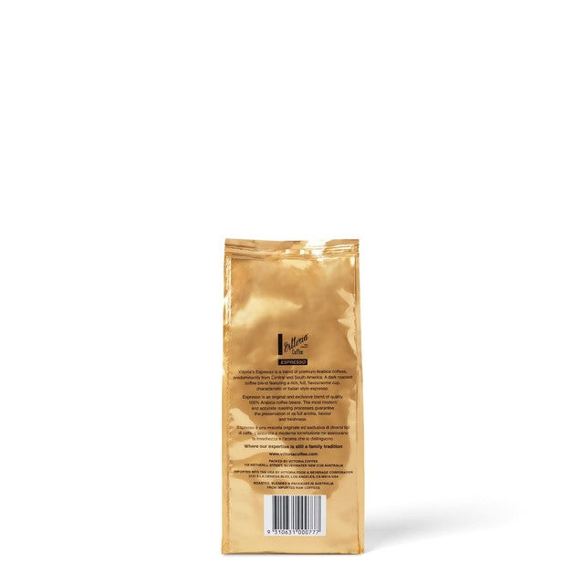Vittoria 100% Arabica Coffee Beans 200g (British brand)