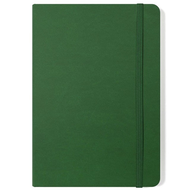 Sinclairs Silvine A5 Executive Notebook green cover (British brand)
