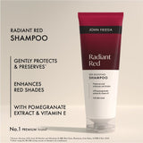 John Frieda Radiant Red shampoo (British brand)