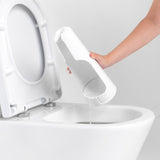 Brabantia white toilet brush set - British product
