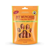 Pet Munchies chicken with carrot dog dental treat 80g, imported from the UK