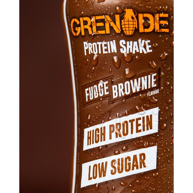 Grenade Fudge Brownie protein shake 330ml, UK version