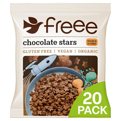 M&S Freee Gluten Free Organic Chocolate Stars Chocolate Cereal 20 Sachet Pack- Buy online at McGrocer