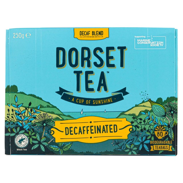 Dorset Tea decaffeinated black tea bags 80 count - British product