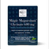 New Nordic Magic Magnesium Glycinate supplement 60 tablets, imported from the UK