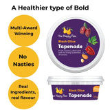 The Happy Pear black olive tapenade with capers 135g (British brand)