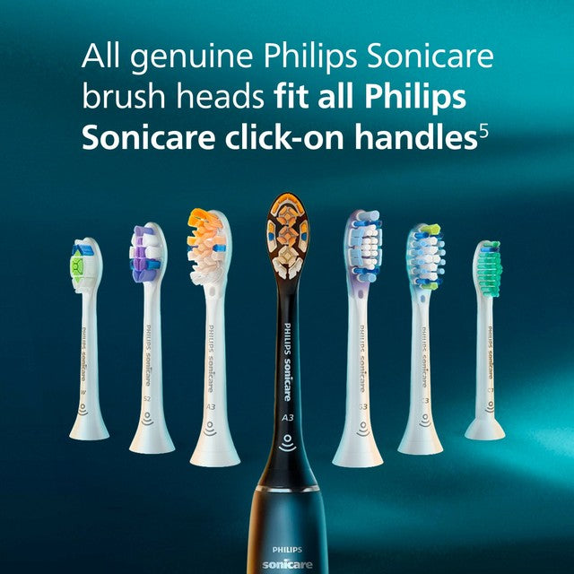 Philips Sonicare W2 Optimal White brush head 2+1 pack, imported from the UK