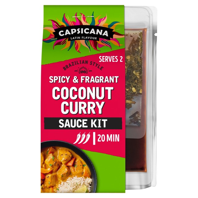 Capsicana Brazilian Chicken Curry Cooking Sauce Kit 273g - British product