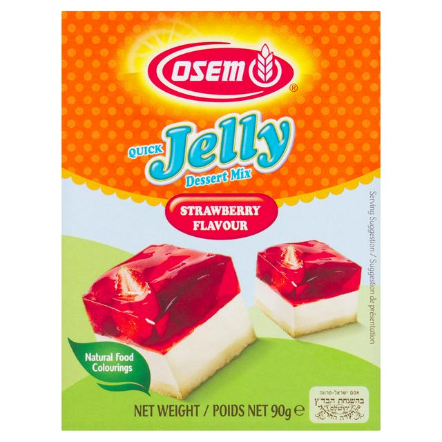 Osem Quick Jelly Dessert Mix Strawberry Flavour 90g