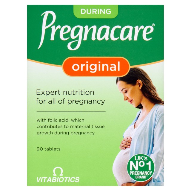 Vitabiotics Pregnacare Original pregnancy multivitamin tablets 90 tablets (British brand)