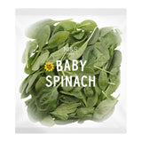 M&S Babyspinat, gewaschen und kochfertig, 80 g, importiert aus Großbritannien