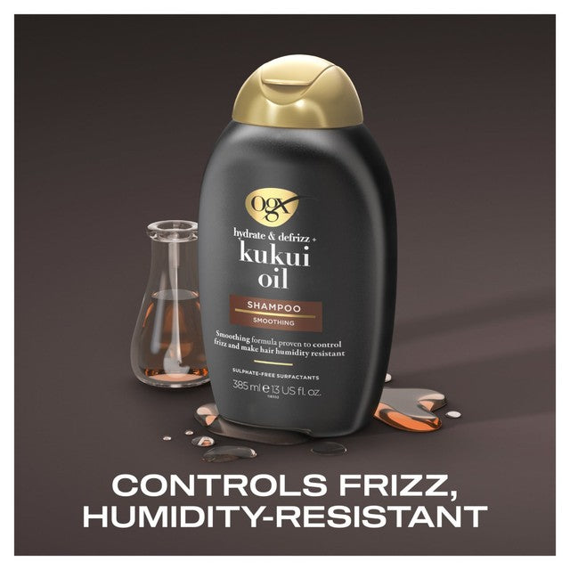 OGX Hydrate and Defrizz Kukui Oil Conditioner 385ml imported from the UK
