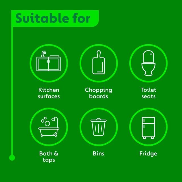 Dettol biodegradable antibacterial multi surface wipes 4x110, UK version