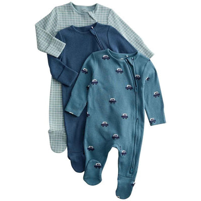 M&S M&S Combinaisons Pyjamas Pur Coton Garçon Motif Voiture Bleu Marine Mixte 3-6 Mois - Acheter en ligne chez McGrocer