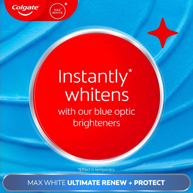 Colgate Max White Ultimate Renewal whitening toothpaste 75ml - British product