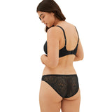 M&S bikini knickers black size 12 3 pack, imported from the UK