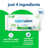 WaterWipes Hydrating Clean Baby Wipes 60 wipes (British brand)