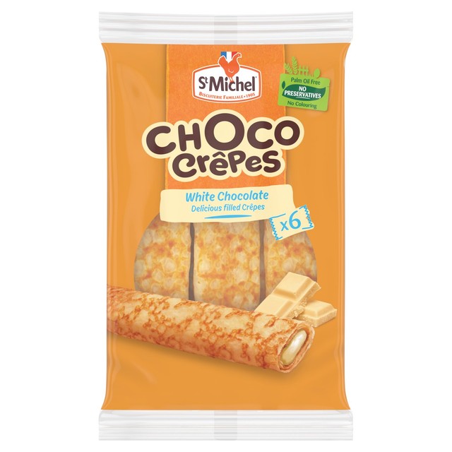 St Michel white chocolate crepe - British product