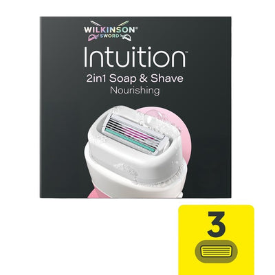 M&S Wilkinson Sword Intuition Ultra Moisture Women's Razor Blades 3 Pack- Buy online at McGrocer