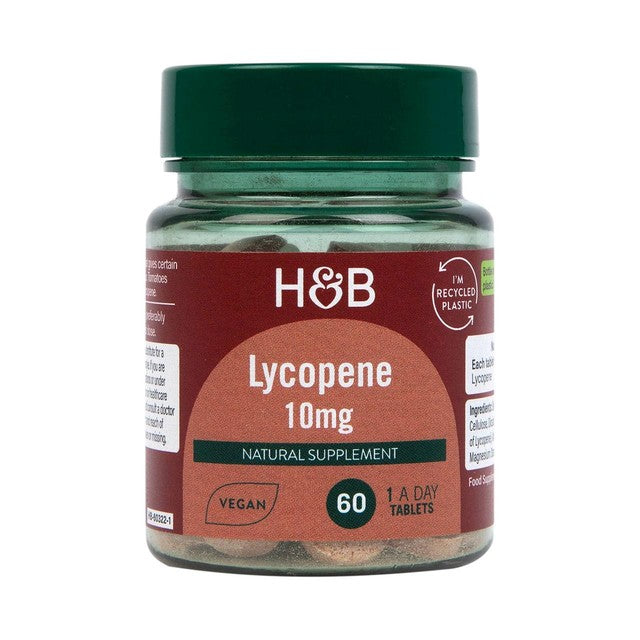 Holland & Barrett Lycopene 10mg tablets 60 per pack, UK version