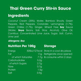 Bay's Kitchen Thai Green Curry Low FODMAP Sauce 260g - British product