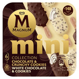 Magnum ice cream sticks chocolate and white chocolate cookie 6 x 55ml, imported from the UK