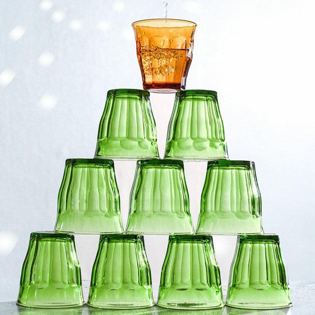 Duralex Picardie Jungle Green Tumbler Set 250ml - French product