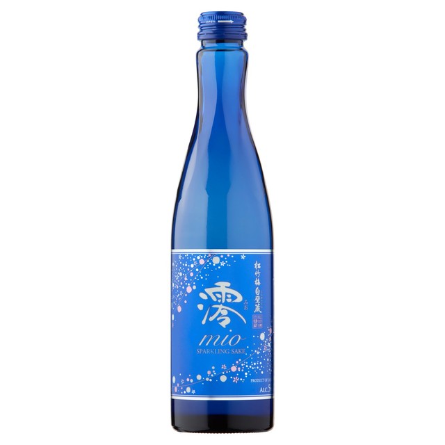 Takara Shirakabegura MIO sparkling sake 300ml (British brand)
