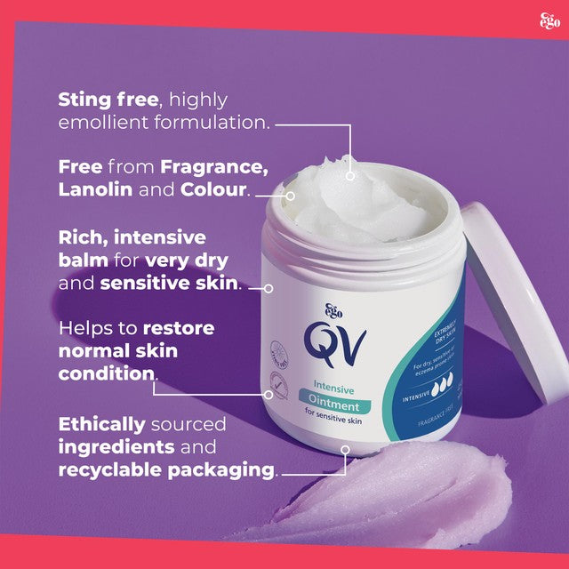QV Intensive Ointment 450g, imported from the UK
