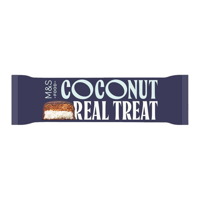 M&S Coconut RealTreat bar with coconut and almond imported from the UK