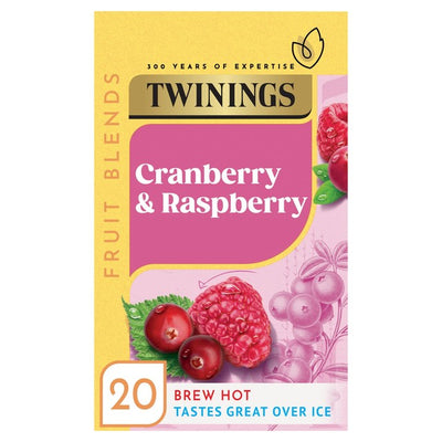 M&S Twinings Cranberry & Raspberry Fruit Infusion Tea 20 Tea Bags- Buy online at McGrocer
