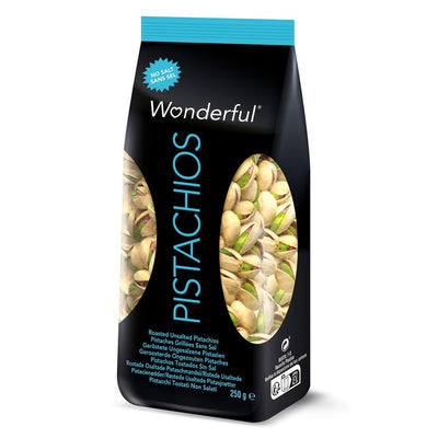 M&S Wonderful Nuts & Fruit Roasted No Salt In-Shell Pistachios 250g- Buy online at McGrocer