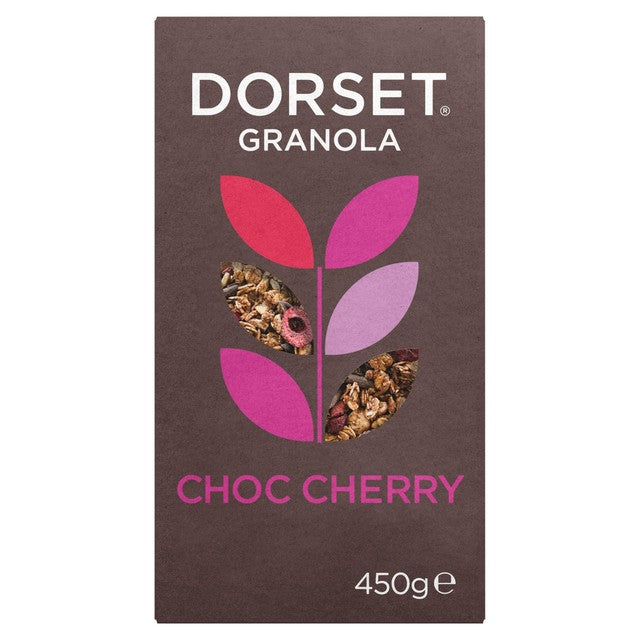 Dorset Cereals chocolate cherry granola cereal 450g - British product