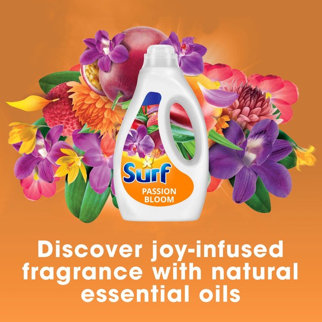 Surf Passion Bloom Liquid Laundry Detergent 945ml (British brand)