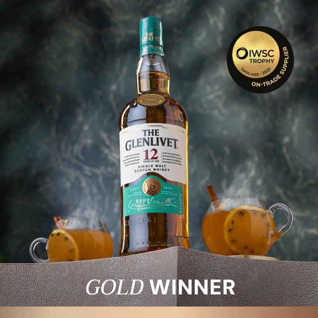 The Glenlivet 12 Year Old single malt Scotch whisky 70cl (British brand)