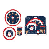 RSW International Santa and Friends kids dinner set (British brand)