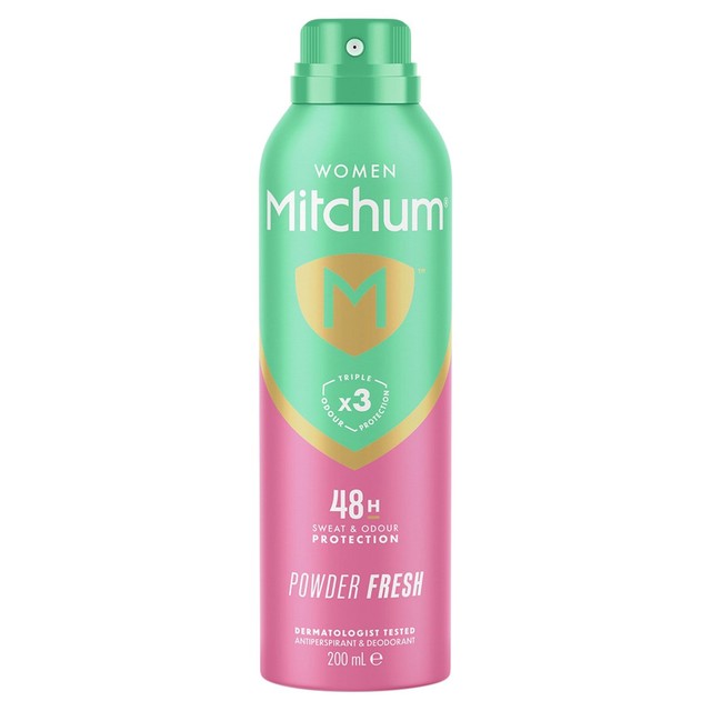 Mitchum Powder Fresh anti-perspirant deodorant 200ml, imported from the UK