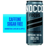 Nocco Focus Ramonade energy drink 330ml, imported from the UK