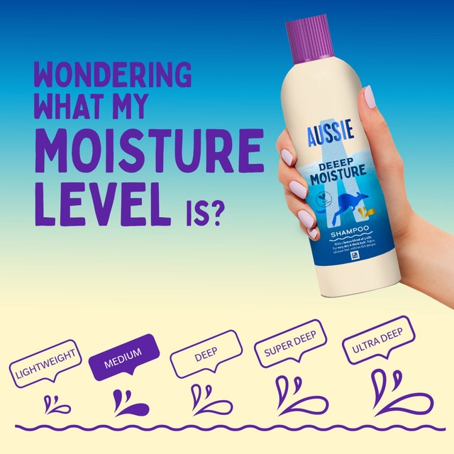 Aussie Deep Moisture Shampoo 300ml - British product