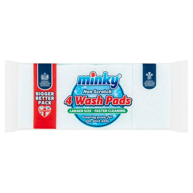 Minky wash pads 4 per pack, imported from the UK