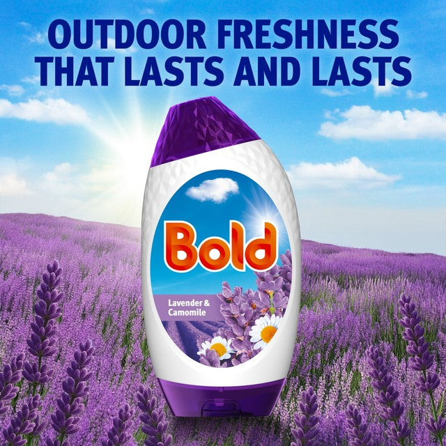 Bold laundry detergent gel Lavender & Camomile 840ml - British product