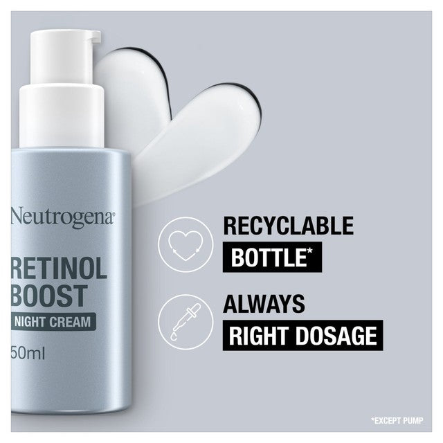 Neutrogena retinol boost night cream, imported from the UK
