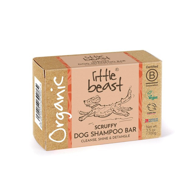 Little Beast Organic Scruffy Dog Shampoo Bar 100g, UK version