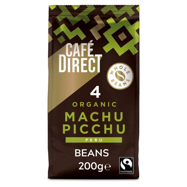 Cafedirect whole coffee beans Machu Picchu Peru (British brand)