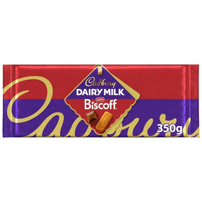 Cadbury Dairy Milk Biscoff Biscuit Chocolate Bar 350g