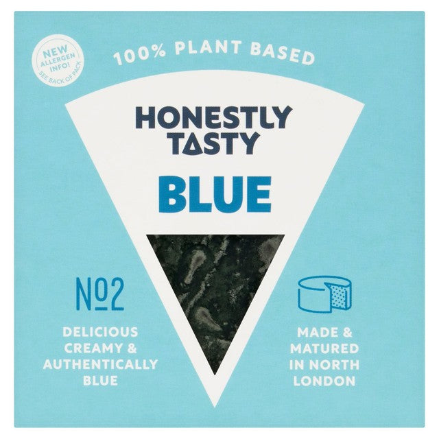 Honestly Tasty Blue Plant-Based Cheese 140g, UK version