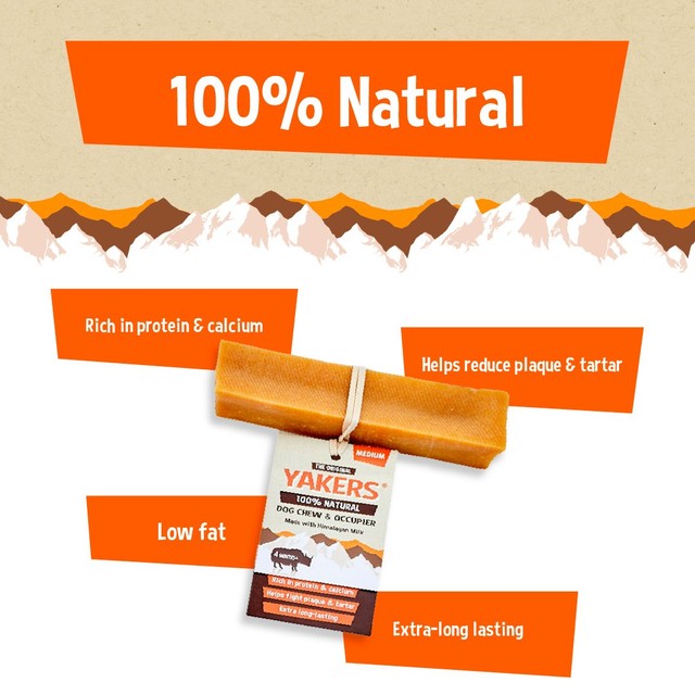 Yakers original medium dog chew, UK version