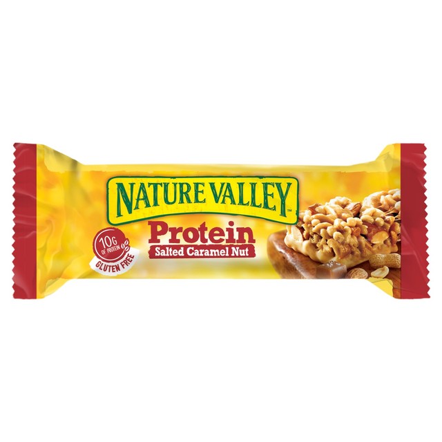Nature Valley salted caramel nut cereal bars 12 x 40g, imported from the UK