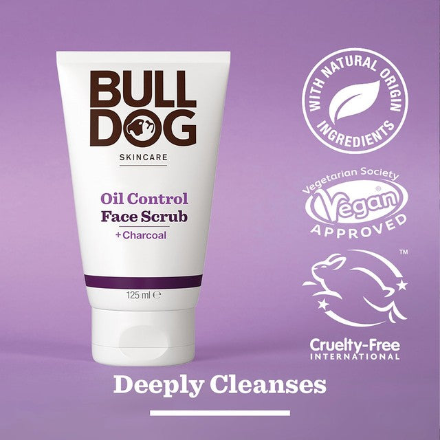Bulldog oil control face scrub 125ml - British product